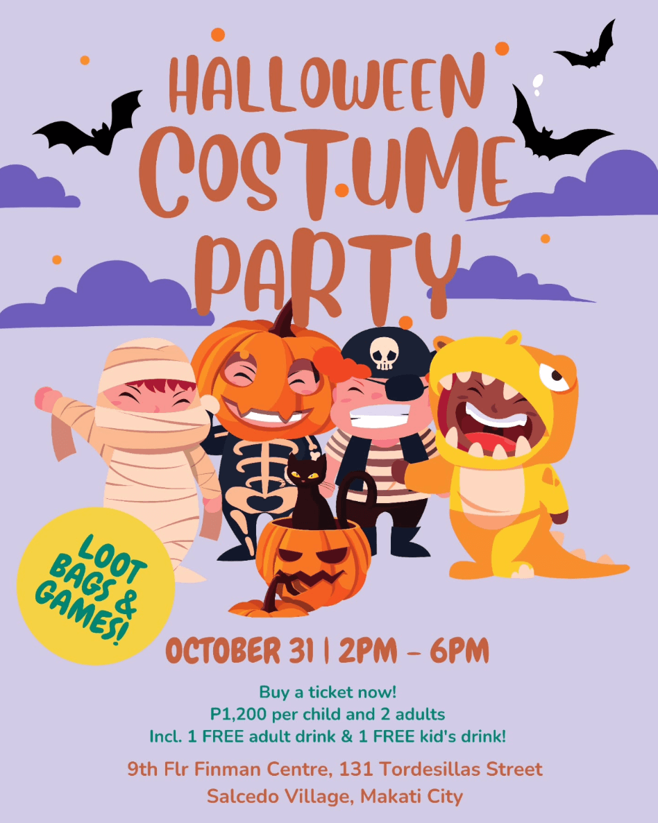 Halloween Costume Party at the Village Play Café