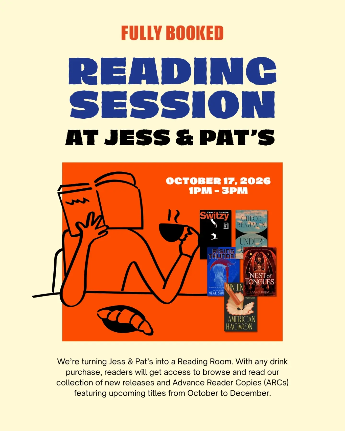 Reading Session at Jess & Pat's